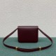 Celine Classic Box Teen Bag In Burgundy Box Calfskin