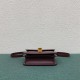 Celine Classic Box Teen Bag In Burgundy Box Calfskin