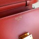 Celine Classic Box Teen Bag In Red Box Calfskin