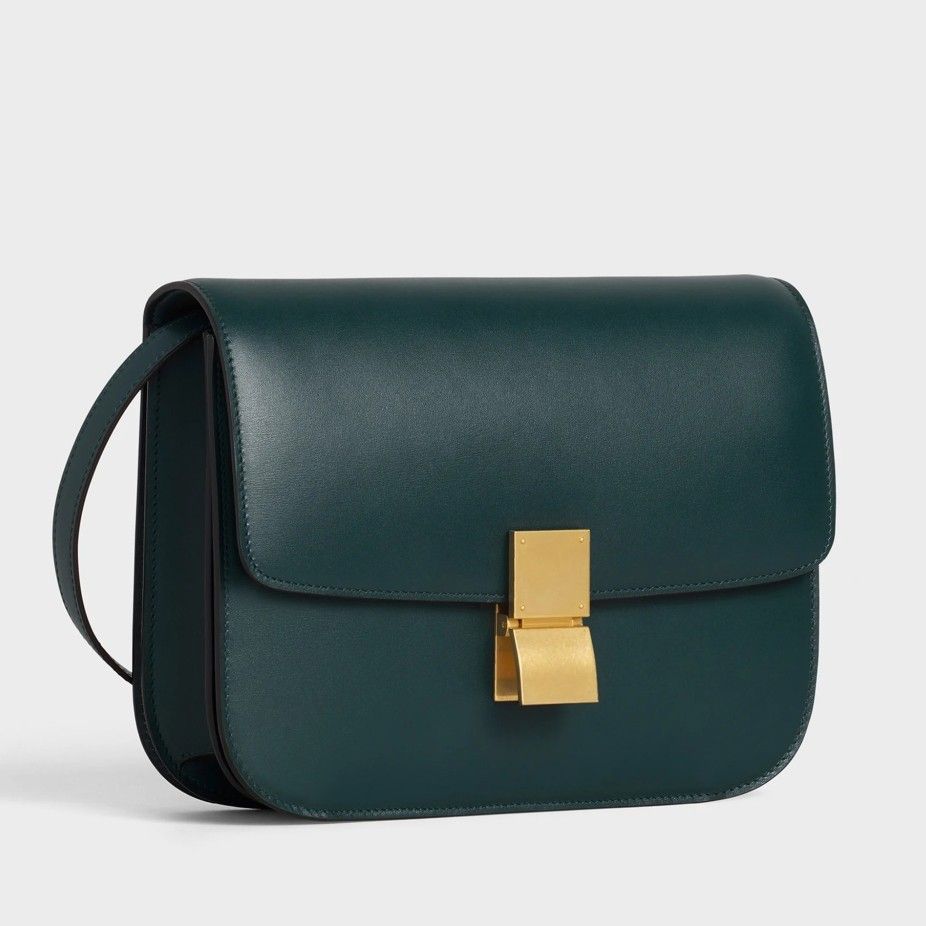 Celine Classic Box Medium Bag In Amazone Box Calfskin