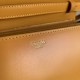 Celine Classic Box Medium Bag In Yellow Box Calfskin