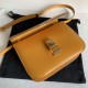 Celine Classic Box Medium Bag In Yellow Box Calfskin