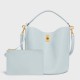 Celine Bucket 16 Bag In Mineral Smooth Calfskin