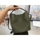 Celine Bucket 16 Bag In Dark Olive Grained Calfskin