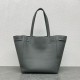 Celine Small Cabas Phantom Bag In Grey Grained Calfskin