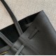 Celine Small Cabas Phantom Bag In Black Grained Calfskin