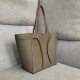 Celine Small Cabas Phantom Bag In Taupe Grained Calfskin