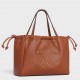 Celine Small Cabas Drawstring Cuir Triomphe Bag in Brown Calfskin