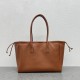 Celine Cabas Drawstring Cuir Triomphe Bag in Brown Calfskin