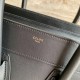 Celine Micro Luggage Tote Bag In Black Smooth Calfskin