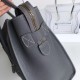 Celine Micro Luggage Tote Bag In Kohl Drummed Calfskin