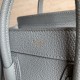 Celine Nano Luggage Tote Bag In Kohl Drummed Calfskin