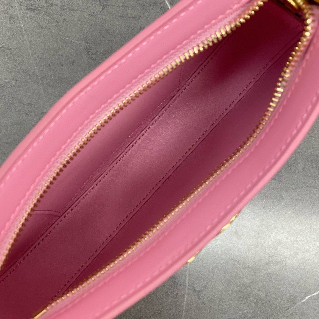 Celine Tilly Medium Bag in Pink Calfskin