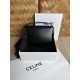 Celine Besace Clea Bag in Black Shiny Calfskin