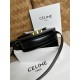 Celine Besace Clea Bag in Black Shiny Calfskin