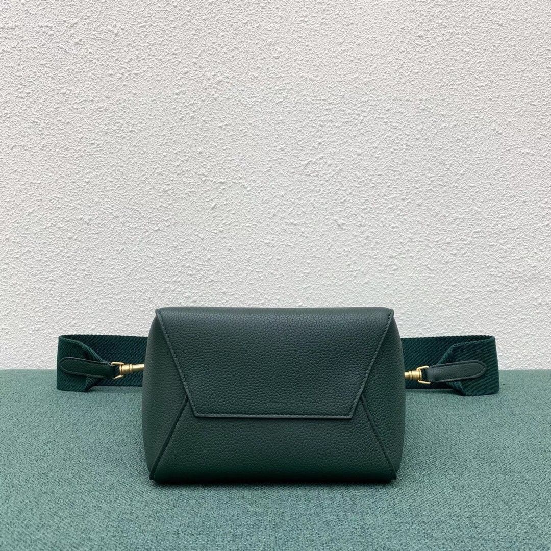 Celine Sangle Small Bucket Bag In Amazone Calfskin