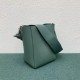 Celine Sangle Small Bucket Bag In Celadon Calfskin