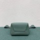 Celine Sangle Small Bucket Bag In Celadon Calfskin