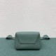 Celine Sangle Small Bucket Bag In Celadon Calfskin