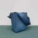 Celine Sangle Small Bucket Bag In Slate Blue Calfskin