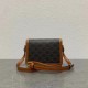 Celine Triomphe Teen Bag In Black Triomphe Canvas