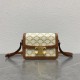 Celine Triomphe Teen Bag In White Triomphe Canvas