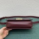 Celine Triomphe Medium Bag In Bordeaux Smooth Calfskin