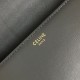 Celine Triomphe Medium Bag In Grey Smooth Calfskin