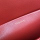 Celine Triomphe Medium Bag In Red Smooth Calfskin