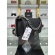 CHANEL BOY CHANEL Handbag Black Calfskin Ruthenium Finish Metal