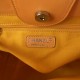 CHANEL Shopping Bag Orange Coral Pink Shaded Calfskin Silver Tone Metal