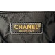 CHANEL 22 Backpack Black Shiny Calfskin Gold Tone Metal