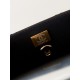 CHANEL Mini Box Bag Black Shiny Calfskin Gold Tone Metal