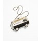 CHANEL Mini Van Minaudiere Black White Gold Plexi Enamel Strass Gold Tone Metal