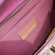 CHANEL Mini Flap Bag Star Coin Purse Light Purple Mirror Calfskin Metallic Calfskin Gold Tone Metal