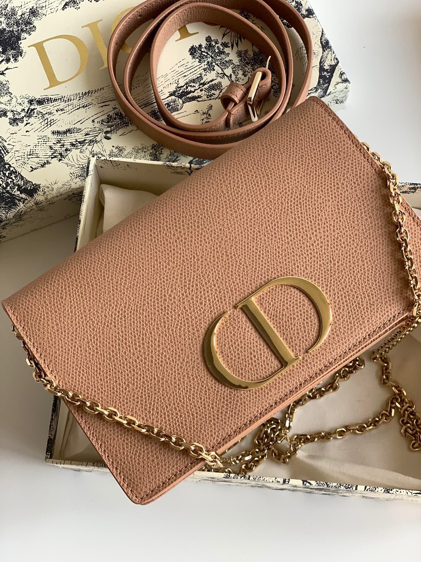 Dior 30 Montaigne 2 In 1 Belt Bag In Poudre Calfskin