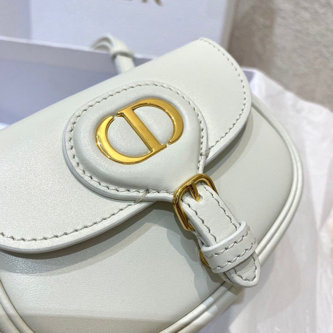 Dior Bobby Micro Bag In White Box Calfskin