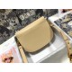 Dior Bobby Medium Bag In Beige Box Calfskin