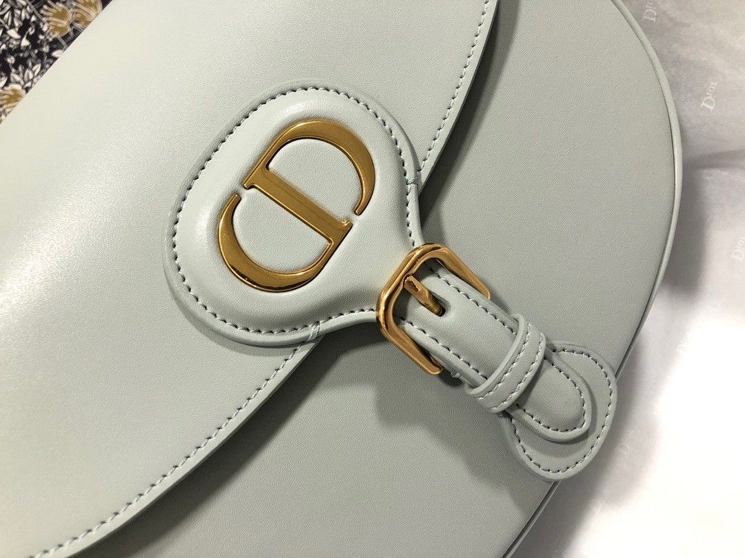 Dior Bobby Medium Bag In Grey Box Calfskin