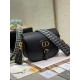 Dior Bobby Large Bag In Black Box Calfskin