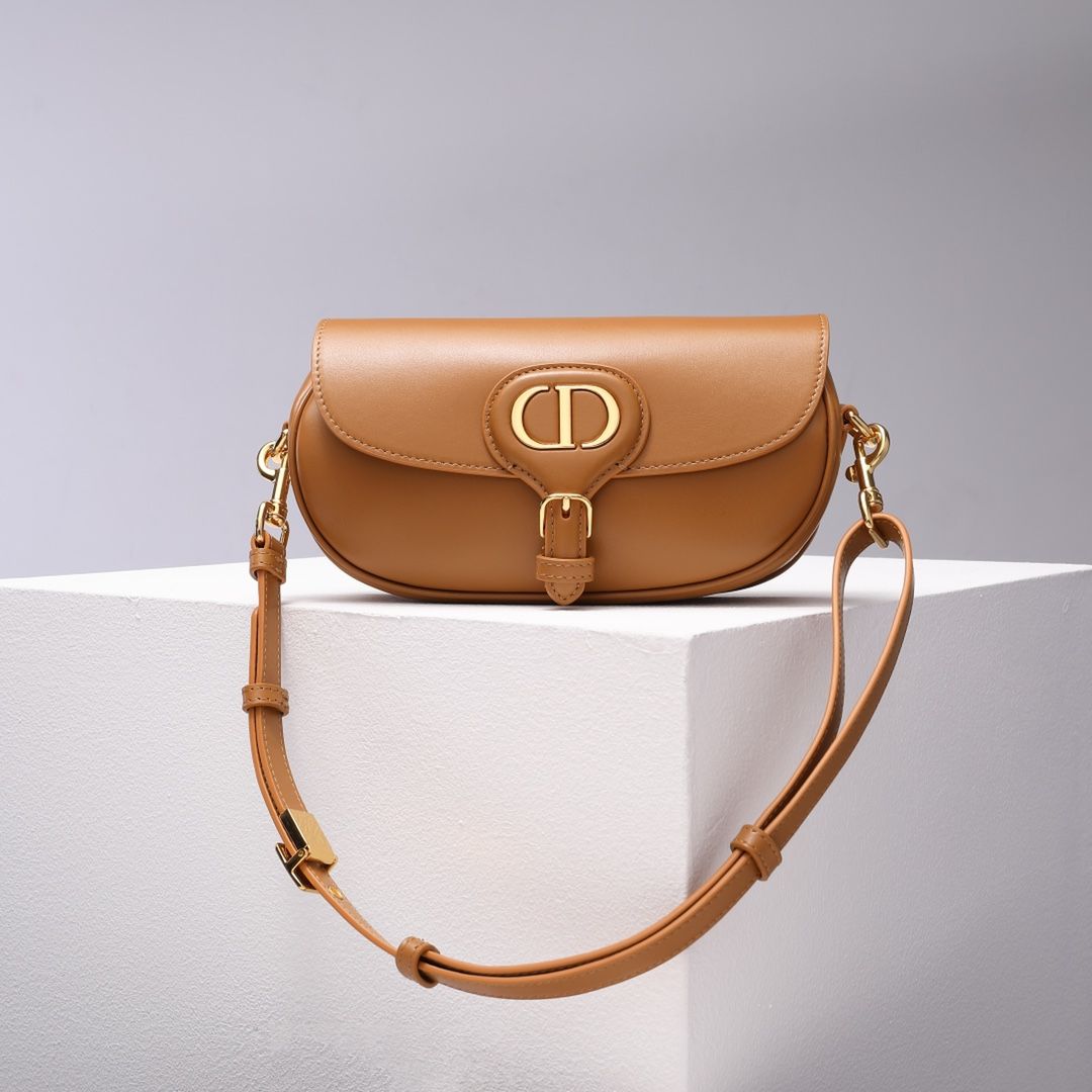 Dior Bobby East-West Bag In Brown Box Calfskin