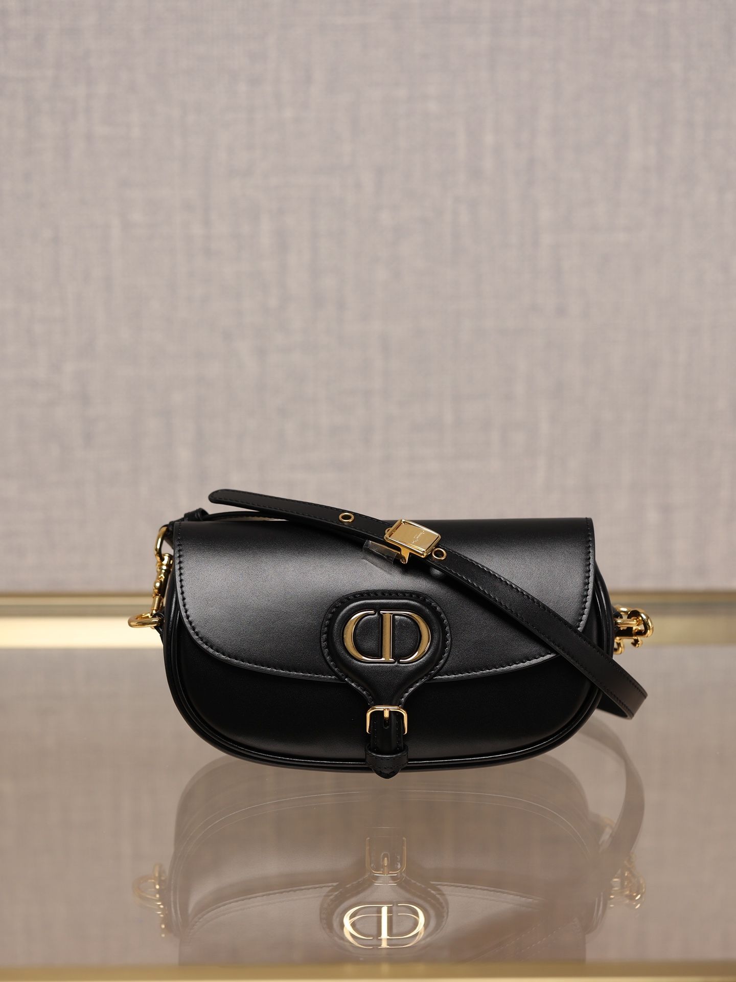 Dior Bobby East-West Bag In Black Box Calfskin