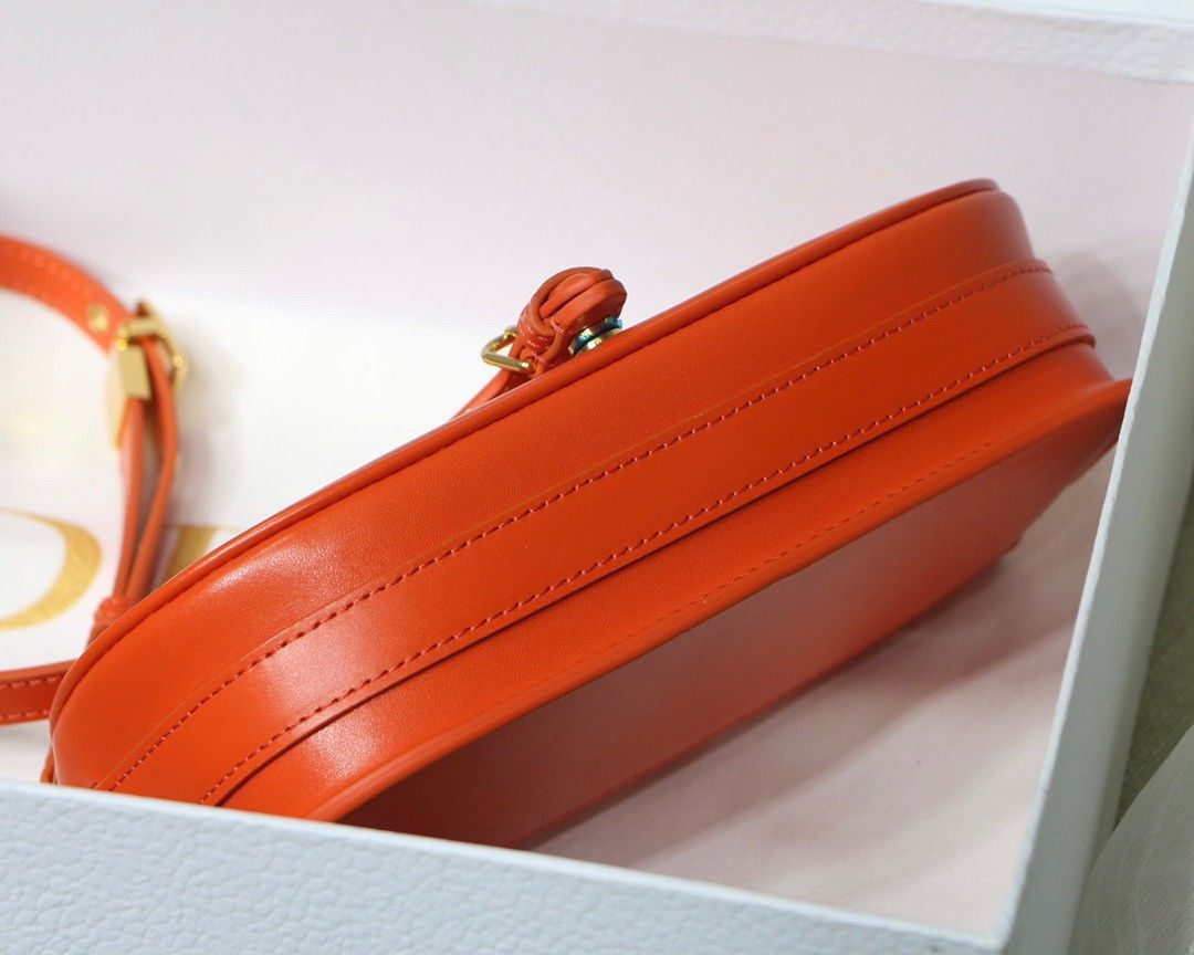 Dior Bobby East-West Bag In Orange Box Calfskin