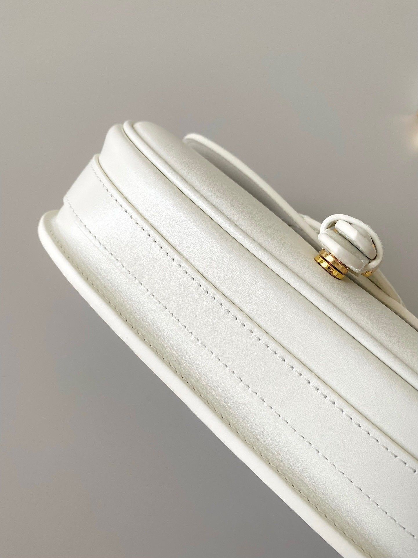 Dior Bobby East-West Bag In White Box Calfskin