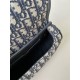 Dior Bobby East-West Bag In Blue Dior Oblique Jacquard