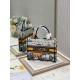 Dior Small Book Tote Bag In Ciel de Reve Embroidery