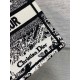 Dior Small Book Tote Bag In White Plan de Paris Embroidery