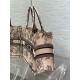 Dior Medium Book Tote Bag In Powder Pink Jardin Botanique Embroidery