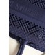 Dior Large Book Tote Bag In Blue Mesh Embroidery