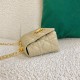 Dior Caro Small Bag In Beige Cannage Calfskin